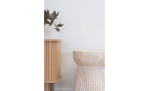 Beistelltisch Nilla von House Nordic in Beige-Naturfarben, Durchmesser ca. 37 cm, Ansicht im Milieu