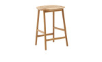 Barhocker Enit von Kave Home aus massivem Eichenholz