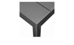 Gartentisch Rio 210 in Anthrazit mit Matt-Effekt, ausziehbar, Detailansicht Ecke