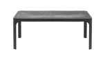 Couchtisch Net Table 100 in Anthrazit, aus Fiberglass-Polypropylen