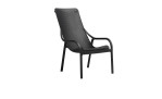 Gartensessel Net Lounge in Anthrazit aus Fiberglass-Polypropylen