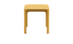 Beistelltisch Net Table 40 in Senape (Gelb), stapelbar, 40 x 40 cm, Draufsicht