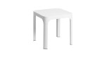 Beistelltisch Net Table 40 in Bianco Weiß, stapelbar, 40 x 40 cm