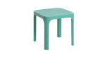 Beistelltisch Net Table 40 in Salice (Grün-Blau) stapelbar, 40 x 40 cm