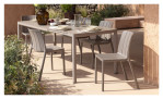 Gartentisch Tevere 147, aus UV-beständigem Fiberg- lass-Polypropylen in Tortora, Ansicht im Milieu
