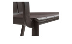 Gartenstuhl Tiberina, aus Fiberglass-Polypropylen in Terra (Dunkelbraun), Detailansicht