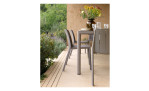 Gartenstuhl Tiberina Bistro, aus Fiberglass-Polypropylen in Tortora (Braun), Ansicht im Milieu