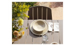 Gartenstuhl Tiberina Bistro, aus Fiberglass-Polypropylen in Tortora (Braun), Ansicht im Milieu