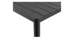 Gartentisch Tevere 210, aus UV-beständigem Fiberg- lass-Polypropylen in Anthrazit, Detailansicht