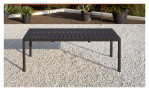Gartentisch Tevere 210, aus UV-beständigem Fiberg- lass-Polypropylen in Anthrazit, Ansicht im Milieu