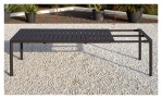 Gartentisch Tevere 210, aus UV-beständigem Fiberg- lass-Polypropylen in Anthrazit, Ansicht im Milieu