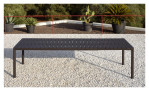 Gartentisch Tevere 210, aus UV-beständigem Fiberg- lass-Polypropylen in Anthrazit, Ansicht im Milieu