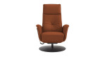 Komfort-Relaxsessel MONDO Comfort Casio Vision A, in der Farbausführung Cognac, Frontansicht