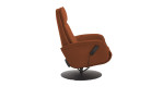 Komfort-Relaxsessel MONDO Comfort Casio Vision A, in der Farbausführung Cognac, Seitenansicht