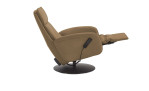 Komfort-Relaxsessel MONDO Comfort Casio Vision A, in der Farbausführung Sand, Seitenansicht mit Funktion