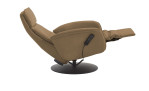 Komfort-Relaxsessel MONDO Comfort Casio Vision A, in der Farbausführung Sand, Seitenansicht mit Funktion