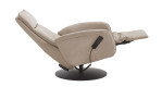 Komfort-Relaxsessel MONDO Comfort Casio Vision A, in der Farbausführung Creme, Seitenansicht mit Funktion