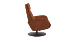 Basis-Relaxsessel MONDO Comfort Casio Vision A, in der Farbausführung Cognac, Seitenansicht
