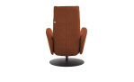 Basis-Relaxsessel MONDO Comfort Casio Vision A, in der Farbausführung Cognac, Rückansicht