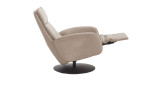 Basis-Relaxsessel MONDO Comfort Casio Vision A, in der Farbausführung Creme, Seitenansicht mit Funktion