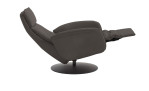 Basis-Relaxsessel MONDO Comfort Casio Vision A, in der Farbausführung Grey, Seitenansicht mit Funktion