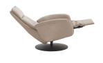 Basis-Relaxsessel MONDO Comfort Casio Vision A, in der Farbausführung Creme, Seitenansicht mit Funktion
