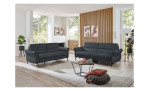 Komfort-Sitzgruppe MONDO Comfort Magul, in der Farbausführung Nightblue, in einem Raum stehend