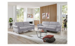 Basis-Sitzgruppe MODNO Comfort Magul, in der Farbausführung Alu, in einem Raum stehend