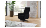 Komfort-Relaxsessel MONDO Ensemble Arame, in der Farbausführung Black, in einem Raum stehend