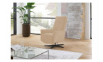 Basis-Relaxsessel MONDO Ensemble Arame, in der Farbausführung Cream, in einem Raum stehend