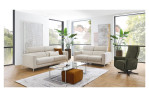 Basis-Relaxsessel MONDO Ensemble Arame, in der Farbausführung Olive, in einem Raum stehend