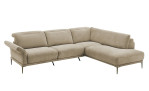 Komfort-Ecksofa MONDO Ensemble Lillia, in der Farbausführung Beige, Schrägansicht