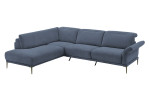 Komfort-Ecksofa MONDO Ensemble Lillia, in der Farbausführung Blue, Schrägansicht