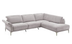 Komfort-Ecksofa MONDO Ensemble Lillia, in der Farbausführung Silver, Schrägansicht