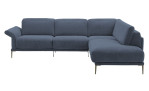 Komfort-Ecksofa MONDO Ensemble Lillia, in der Farbausführung Blue, Frontansicht