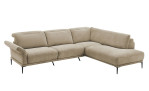Basis-Ecksofa MONDO Ensemble Lillia, in der Farbausführung Beige, Schrägansicht