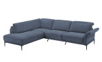 Basis-Ecksofa MONDO Ensemble Lillia, in der Farbausführung Blue, Schrägansicht