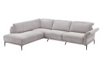Basis-Ecksofa MONDO Ensemble Lillia, in der Farbausführung Silver, Schrägansicht
