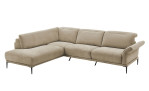 Basis-Ecksofa MONDO Ensemble Lillia, in der Farbausführung Beige, Schrägansicht