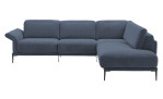 Basis-Ecksofa MONDO Ensemble Lillia, in der Farbausführung Blue, Frontansicht