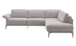 Basis-Ecksofa MONDO Ensemble Lillia, in der Farbausführung Silver, Frontansicht