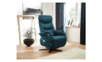Komfort-Relaxsessel MONDO Multimaxx Relaks, in der Farbausführung Blue, in einem Raum stehend