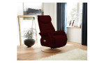 Basis-Relaxsessel MONDO Multimaxx Reklaks, in der Farbausführung Weinrot, in einem Raum stehend