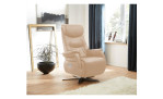 Komfort-Relaxsessel MONDO Multimaxx Pelaks, in der Farbausführung Champagner, in einem Raum stehend