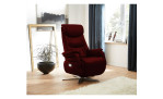 Komfort-Relaxsessel MONDO Multimaxx Pelaks, in der Farbausführung Weinrot, in einem Raum stehend