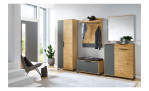 Kommode MONDO Aralia mit Garderobenschrank, Paneel und Schuhbank im Flur