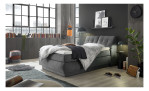 Boxspringbett set one Fairfield im Bezug Anthrazit, Milieu