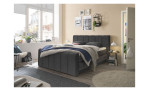 Boxspringbett set one Fairfield im Bezug Charcoal, Milieu