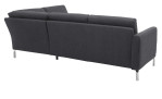 Basis-Ecksofa Musterring MR 385 in schwarz, Ansicht von hinten