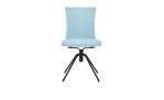 Speisezimmer-Stuhl Musterring Helmond, in der Farbausführung Skyblue, Frontansicht
